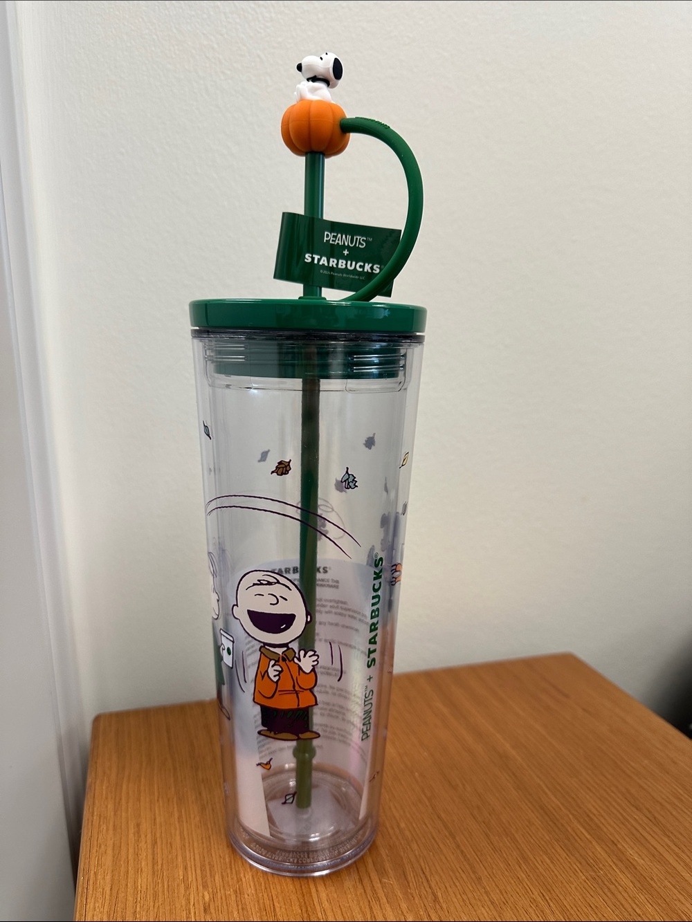 Starbucks Peanuts Snoopy Pumpkin Tumbler